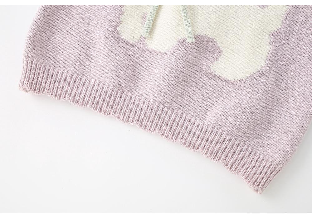 2026 Girls' Knit Vest, Ages 1-5: Princess Cardigan Sweater, Stylish Spring & Autumn Outfit.