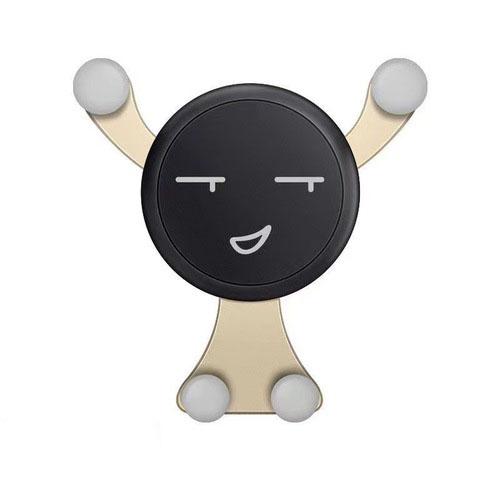 Suporte de telefone para carro Suporte de ventilação de ar Acessórios para interior de automóveis Suporte de celular por gravidade Suporte GPS para Apple iPhone Xiaomi