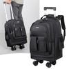 Business Backpack Multi-function Universal Wheel Short-distance Luggage Bag Large Capacity College Student School Bag
