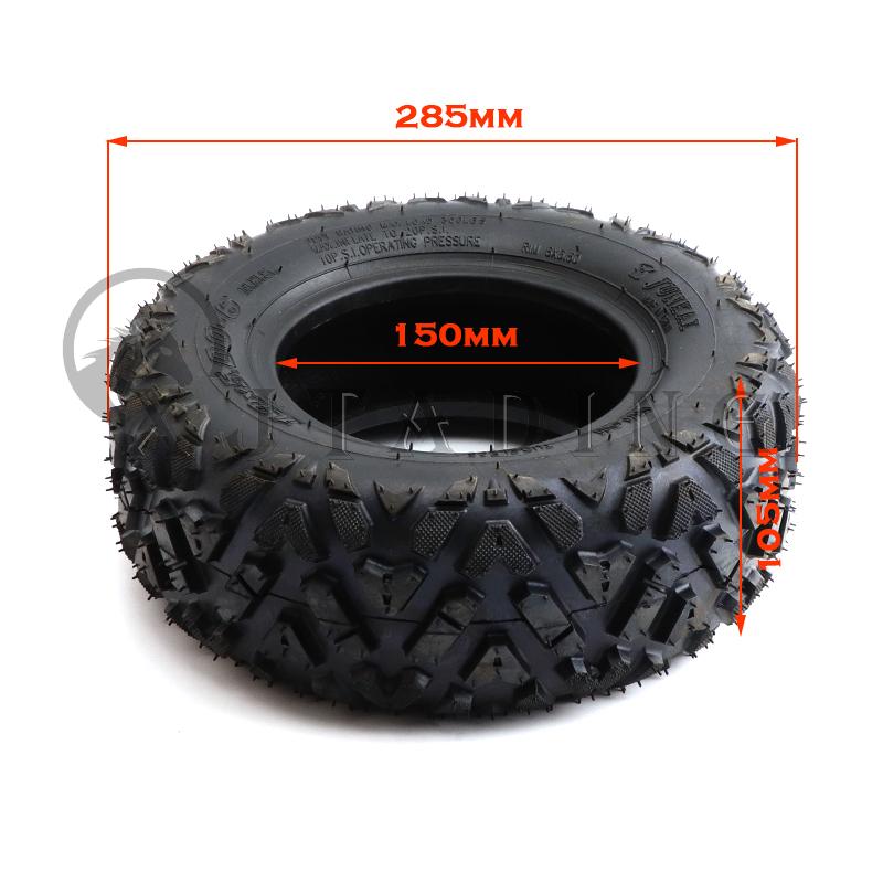 6 inch vacuum Tyre Front 4.10-6 Rear 13x5.00-6 Tubeless tire For 47cc 49cc Mini Moto ATV Go Kart Quad Bike Lawn mower snow plow