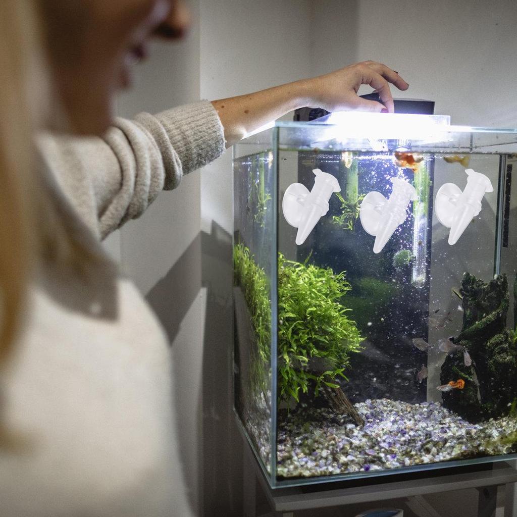 Pack of 6 Reusable Shrimp Feeders with Suction Cup Designs for Fishtanks To Prevent Food Scattering and Waste