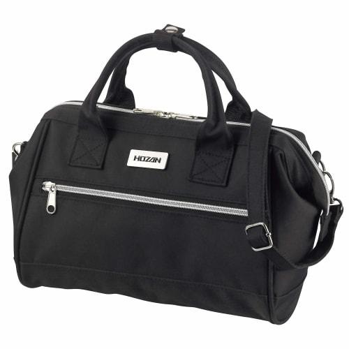 

HOZAN Tool Bag, Boston Style, Classic Black, with Interior Pocket, Perfect for Carrying Tools, B-713