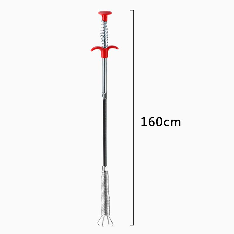 Spring Pipe Dredging Toolunclog Drain Cleaning Products for Home Plumbing Snake Sewer Cleaning Hook Pipeline Blockage Cleaning