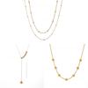 Minimalist Stainless Steel Jewelry Set With Geometric Shapes For Women And Men
