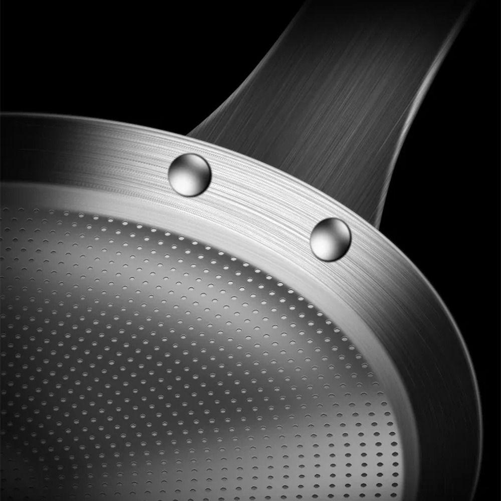 Long Handle Stainless Steel Oil Skimmer Reusable Kitchen Strainer  Restaurant Supplies