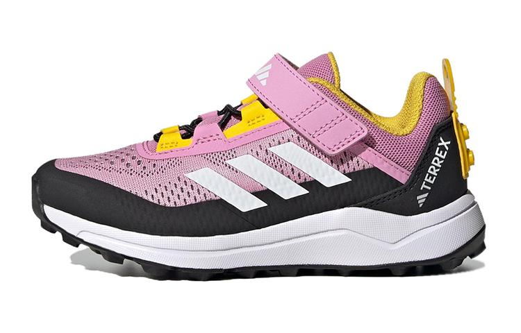 

LEGO x Adidas Terrex Agravic Flow Abrasion Resistant Low top Kids Running Shoes Black Pink Kids IE4972 36.5