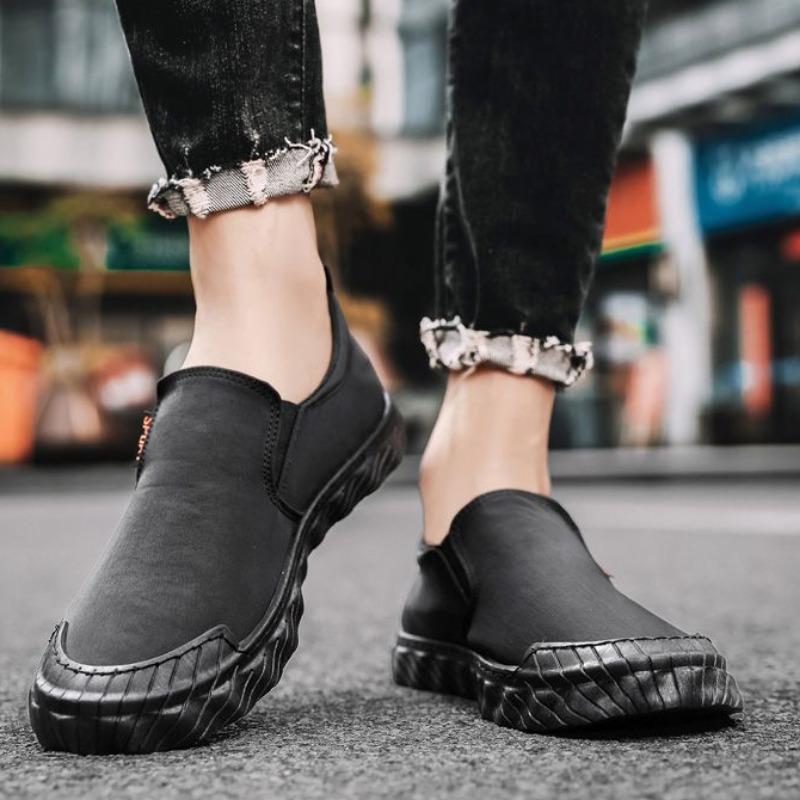 Sneakers Male Slip-ons Men's Vulcanize Shoes Canvas Lightweight Summer Flat Sports Breathable Classic Original Sale Deals Work