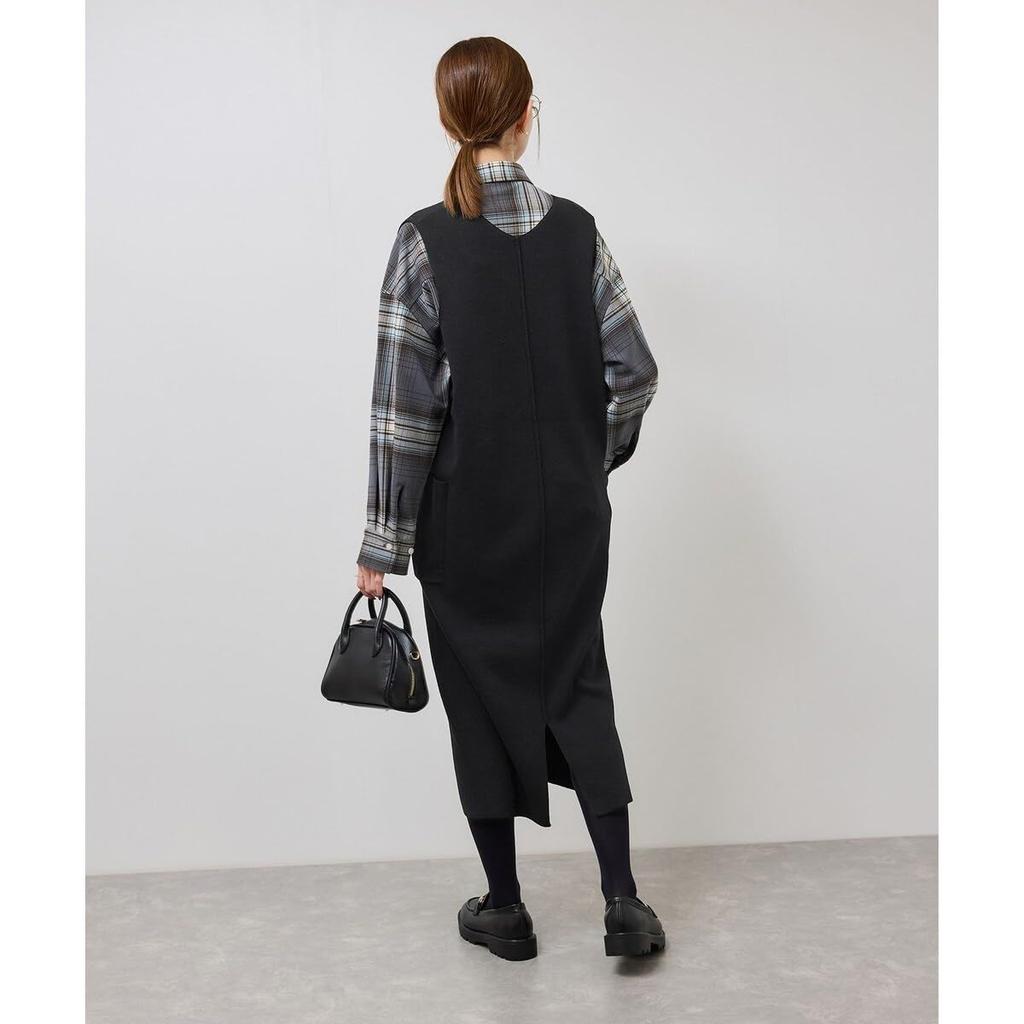 ROPE PICNIC Knit Jumper Skirt GDE55150 Charcoal Women's (06)