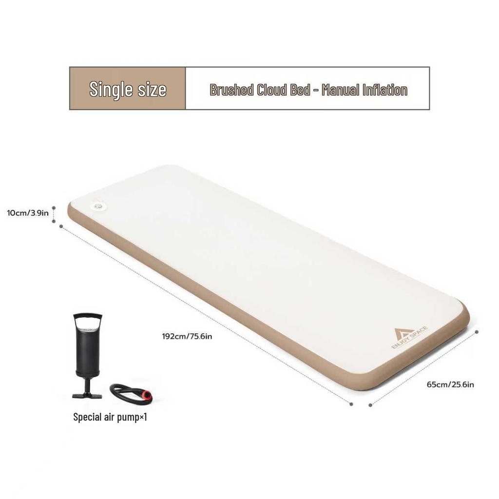 Double Flocked Inflatable Camping Mat & Sofa