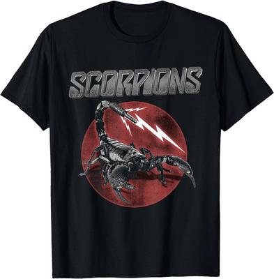 Resmi Scorpions 7 Jak Girişli Siyah Tişört