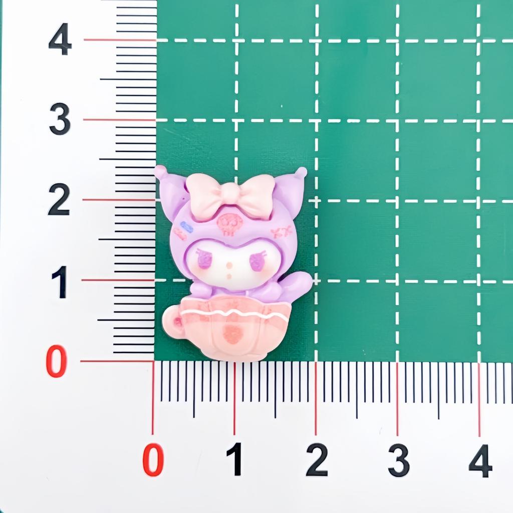 10Pcs New Kawaii Cute Candy Bow Tie Cartoon Animalseries Flat Bottom Scrapbook Diy Jewelry Making Hairwear Accessorie A130
