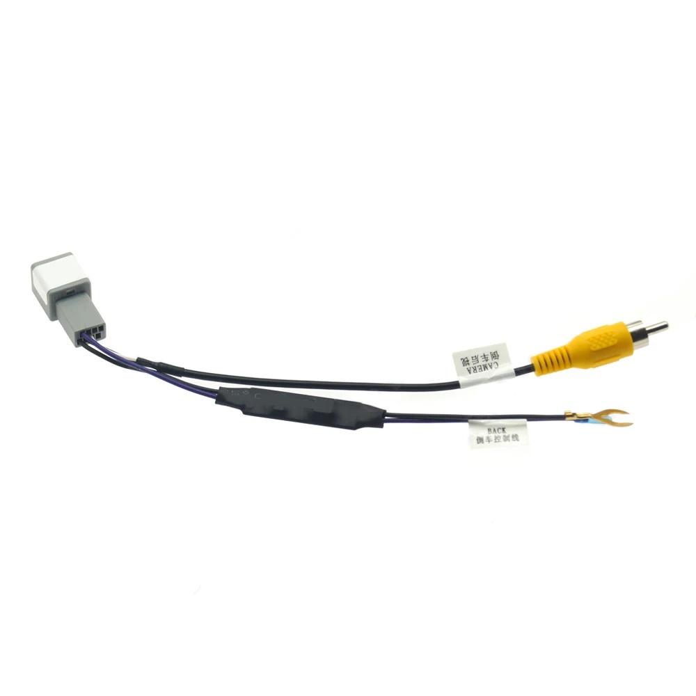 8 Pin Car Reverse Camera Video Output Adapter Wiring Cable For Honda BRV 2014-18