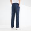 Men's Denim Blue Casual Straight-Leg Pants