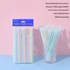 100/300Pcs Disposable Plastic Straws Milkshake Juice Tea Bend Tube Straw Party Christmas Day Use
