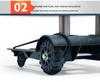 Foldable Grocery Cart with Sturdy Aluminum Pull Rod, Durable Wheels, Lightweight Hand Trolley for Cargo and Luggage