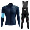 2026 Autumn Breathable Suit Cycling Suit Long Sleeve Autumn Quick Drying Comfortable Milk Silk Men's Road Bike Breathable and Moisture Absorbing