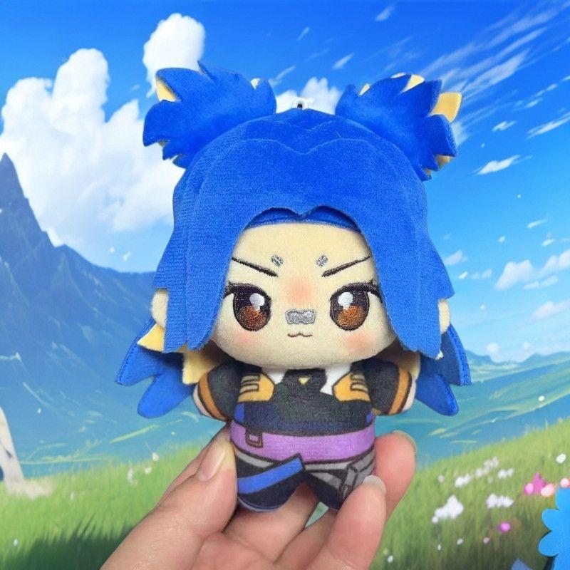 New Game Valorant Plush Cypher Clove Adorable Neon Iso Skye Reyna Gekko Viper Sage Jett Omen Yoru Plushie 10cm Pendant Doll Gift