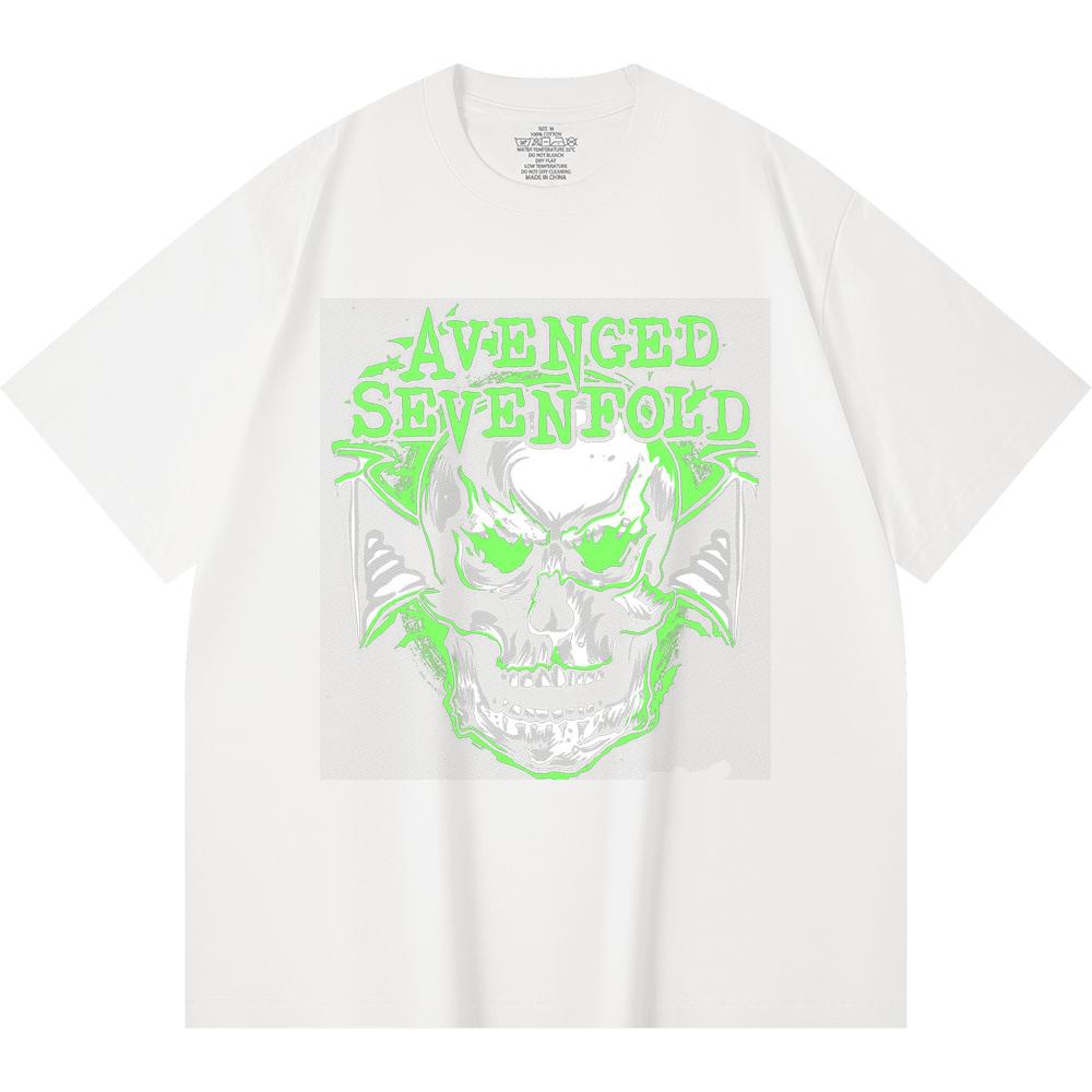 230 Gsm 100% Cotton Heavy Metal T-Shirt Rock Band Popular Music Print Unisex Heavy Cotton T Shirt