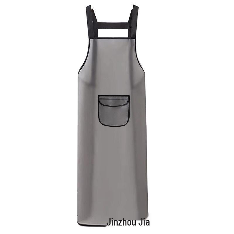 Waterproof Oil Apron - Adult Size for Kitchen, Seafood Cooking, Dishwashing, and Restaurant Work