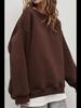 Damen Oversized Stylisches Rundhals-Sweatshirt für Herbst und Winter
