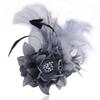 Simulated Net Flowers Tea Party Headband Feather Feather Hairpin Fascinator Hat  Hair Accessories