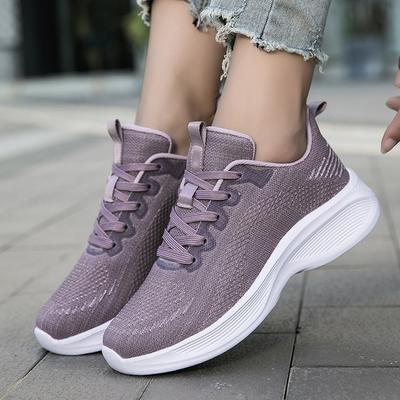 Shoes Women's Spring Fashion New Casual Sports Shoes Mesh Shoes Trend Daily Fly-woven Breathable Running Women's Shoes
