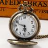 10pcs/lot Wholesale Cute Owl Quartz Pocket Watch Women VintageMen  Steampunk Necklace Pendant Chain Clock Kids Gifts