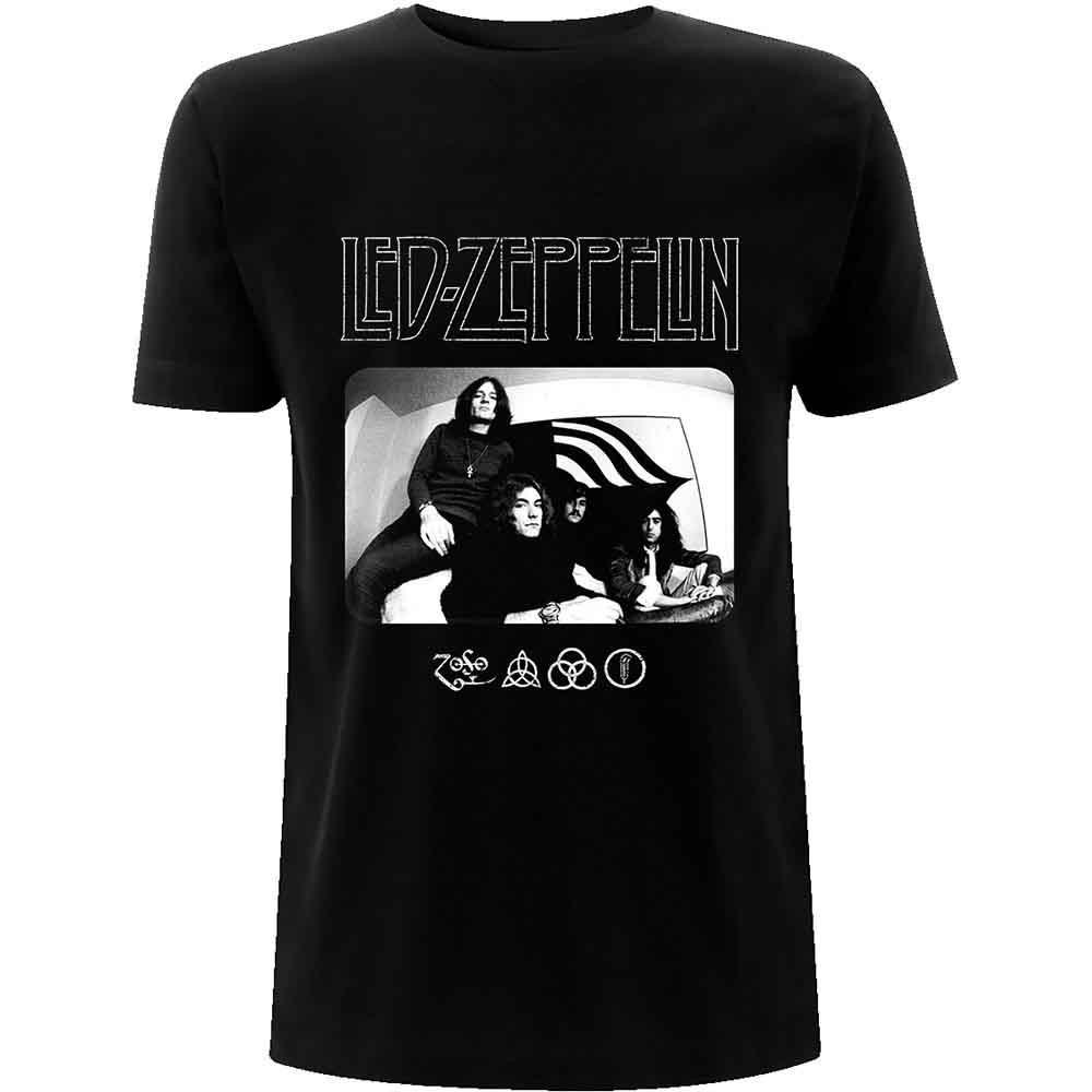 Led Zeppelin Icon Logo Photo Unisexs Tshirt