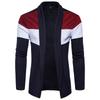 Mens Knitted Plain Cardigan Long Sleeve Casual Slim Fit Sweater Jacket Coat Tops