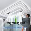 Modern Bladeless Ceiling Fan Light: Grand Design for Living & Dining Rooms