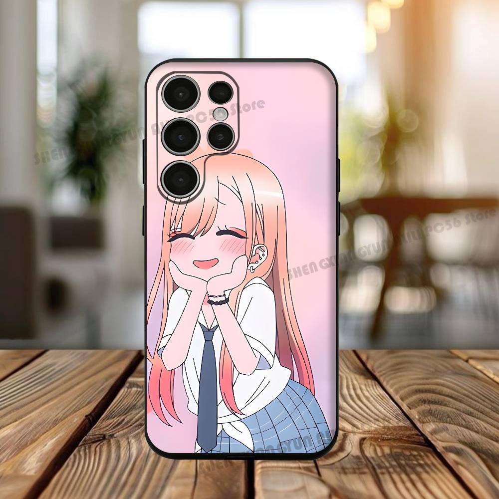 Süßes Liebe Manga Mein D-Dress Up Darling Handyhülle Für Samsung S24,25,23,22,21,20 Plus Ultra 5G Lite Stoßfeste Hülle