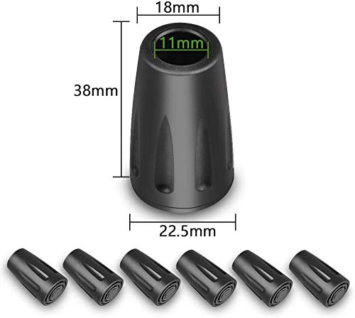 Trekking Pole Rubber Cap, Rubber Cap, Alpine Cane Stock Protection,