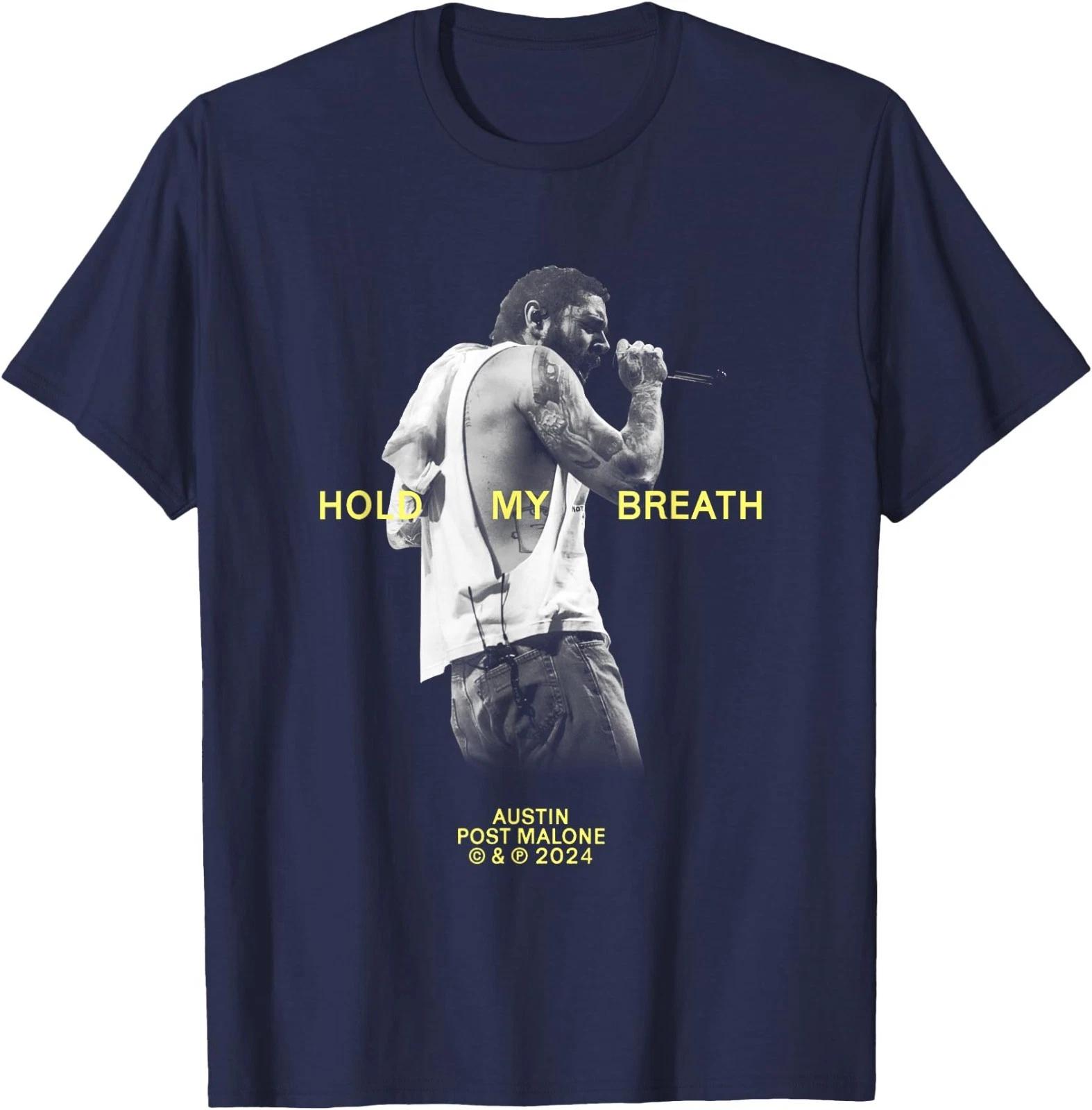 Official Post Malone Hold My Breath T-Shirt L