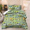 Truck Bedding Boy Cars Duvet Cover Set For Kids Girls Teens Freestyle Truck Decor Comforter Cover Blue Quilt Cover Bedding Decor