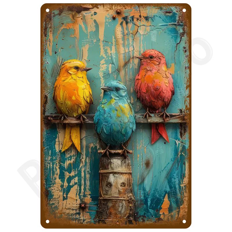 Retro Wall Art Tin Sign Interior Outdoor Aesthetic Room Vintage Home Decor Items Decoration Luxury Metal Sign Poster Plates Bar