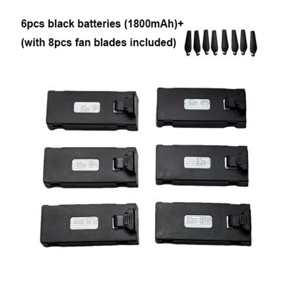 Fekete Lítium Akkumulátor E88 e88PRO E99 E525 S89 Drón Alkatrészek Kiegészítők