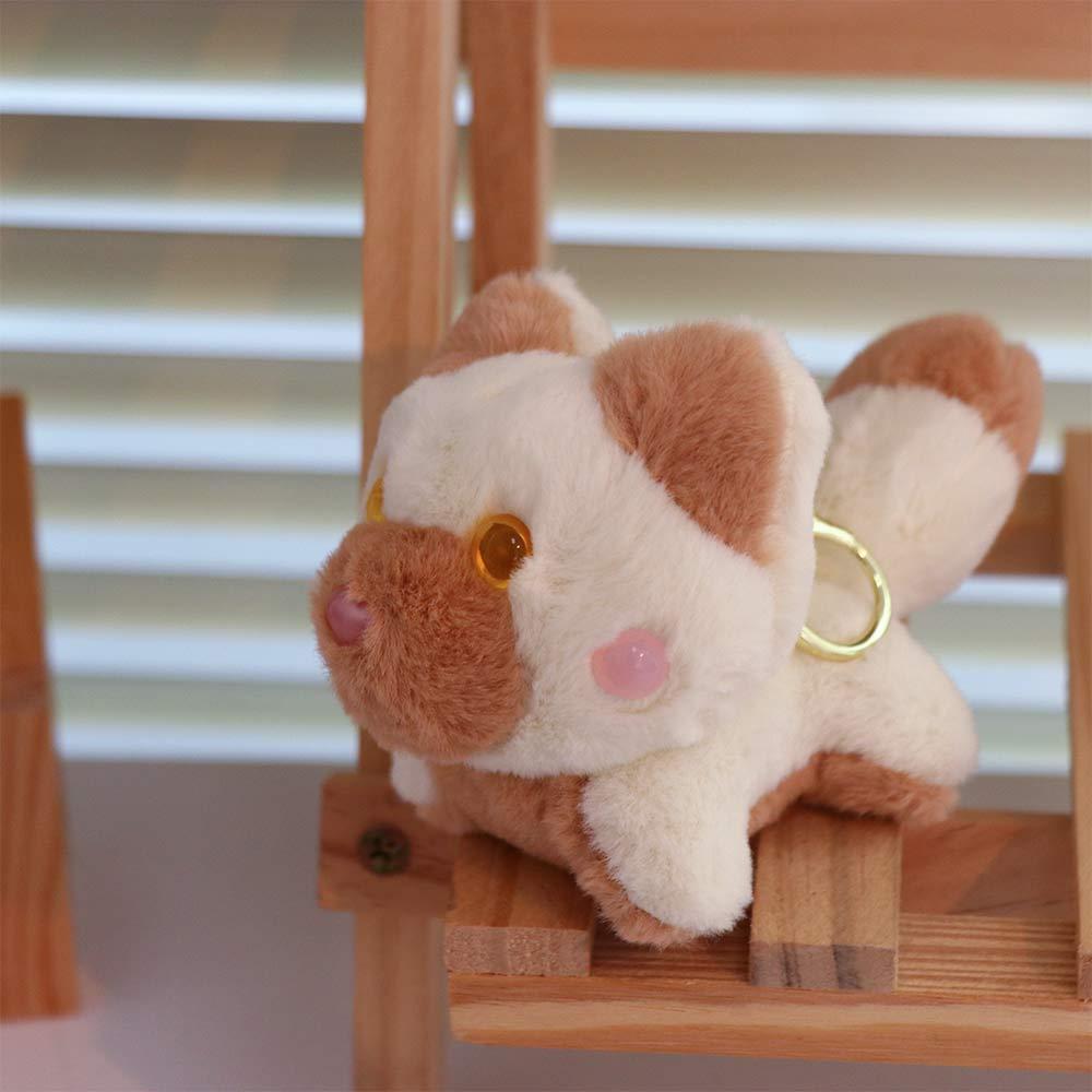 Ornaments Purse Accessories Charm Plush Pendant Plush Doll Plush Dog Keychain Plush Bunny Keyring