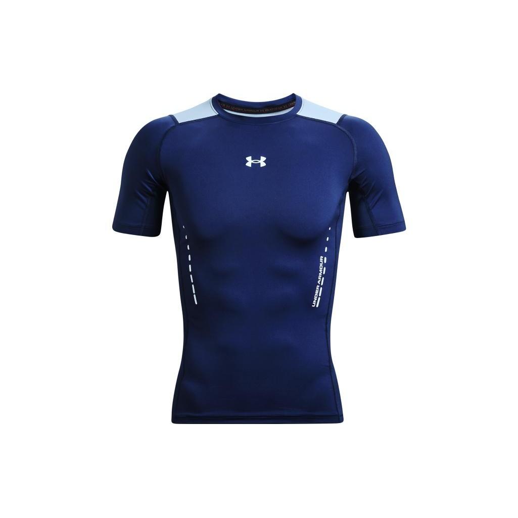 Under Armour HeatGear Vent Comp Tee Blue Men s 1370657-415 M