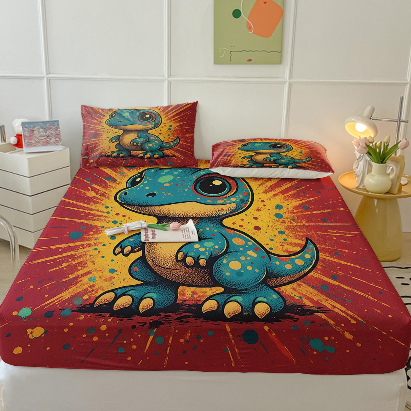 

Cartoon Mattress Model, Mattress Protective Cover, Protective Cover Three-Piece Set, Digital Printing 85cm*185cm