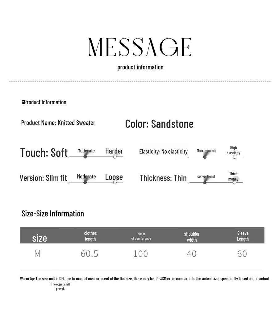 Yu Zhaolin Damen Rundhals Strickpullover