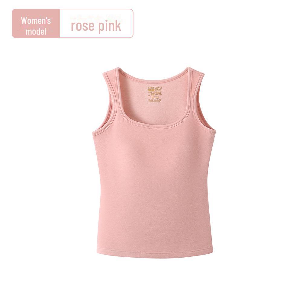 

Yifeisi Термошелковый бюстгальтер-подкладка Vest - женское норковое шелковое утепленное нижнее белье M