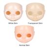 1PC 1/6 Blyth DIY Doll Factory Dolls Faceplate With Backplate 30cm Plastic Blyth No Makeup Face and Screw Toys Accessories
