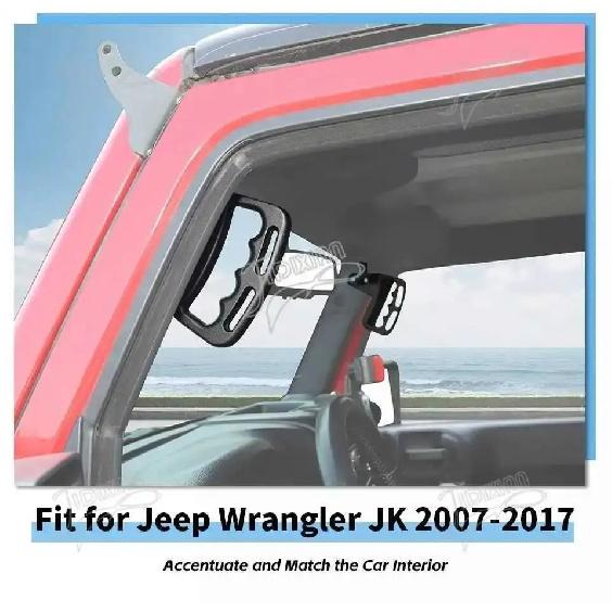 JIDIXIAN Car Front Rear Grab Handle fit for Jeep Wrangler JK 2007 208 2009 2010 2011 2012 2013 2014 2015 2016 2017