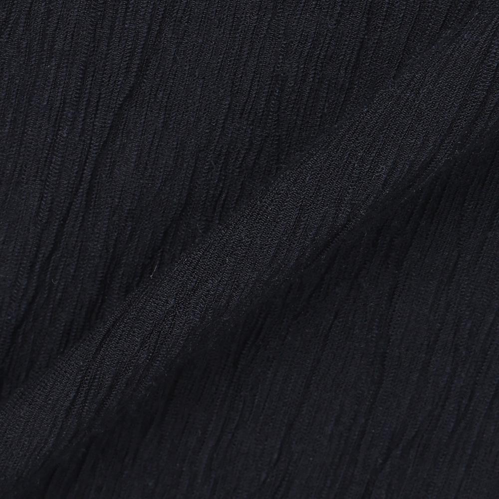MALBON GOLF Summer Pleated Half-Open Collar T-Shirt Navy (Man)