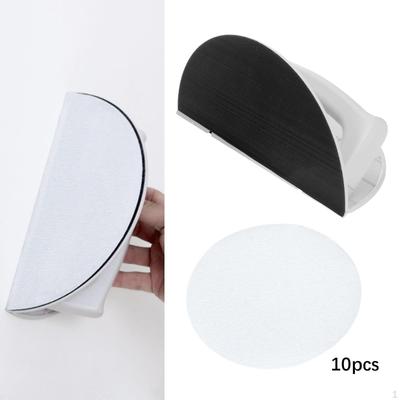 Semi Circular Angle Sanding Tool Corner Accessories DIY Crafts Project Handheld Sander Kit for