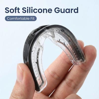 Silicone Anti-Snoring Mouthpiece - Comfortable Night Guard for Stop Snoring & Better Sleep - Professional Sleep Aid Device