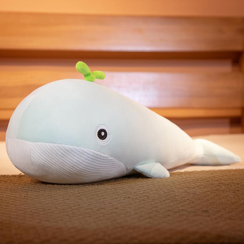 60-150cm Super Soft Plush Toy Sea Animal Big Blue Whale Soft Toy Stuffed Animal Children's Birthday Gift