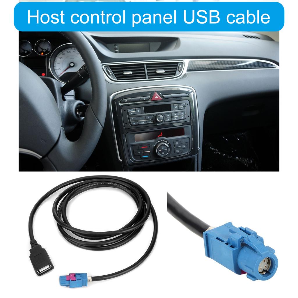 Host-Steuerbildschirm USB-Kabel für Peugeot 308 308s 408 Ersatz-Host-USB-Kabel Leitung Verbindungsleitung Autozubehör