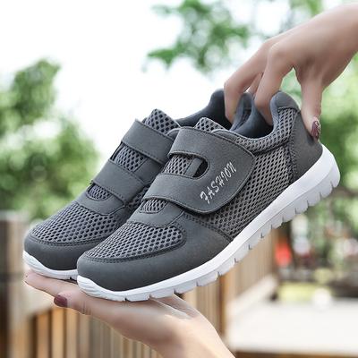 Herre Mesh Sneakers Pustende Lettvekt Løpesko for Menn Utendørs Komfortable Gåsko Sklisikker Myk Såle Joggesko
