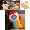 Space Explorer Rocket Ship Plush Toy Pillow Cushion